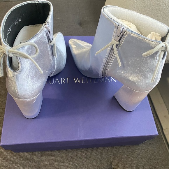 Stuart Weizmann steel pane velvet boots - Picture 5 of 5